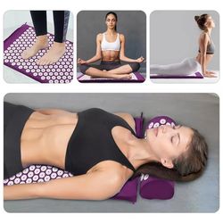 Acupuncture Mattress Mat Back Pain Relief and Neck Pain Relief(US Customers)