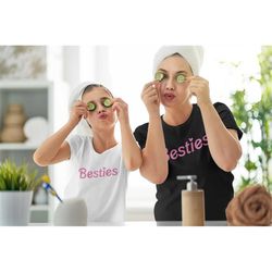 besties couple shirt - besties shirt - besties matching shirt - mother and me shirt - friend shirt - heart shirt - coupl