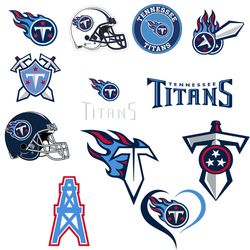 Tennessee Titans Football Bundle Svg, Sport Svg, NFL Svg, NFL Logo Svg, Football Team Svg Digital Download