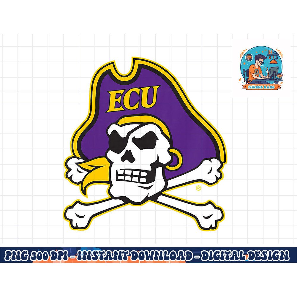 Kids East Carolina Pirates Icon Officially Licensed Youth Gray png, sublimation copy.jpg