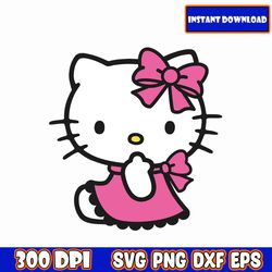 kawaii kitty svg png, kawaii kitty svg, kawaii kitty cut file for cricut, kawaii kitty shirt svg, svg cut files