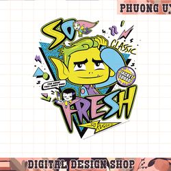 kids dc comics teen titans go  beast boy so fresh so rugged  png, sublimate