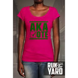 greeks vote, alpha kappa alpha shirt, aka vote tshirt, vote shirt, alpha kappa alpha, aka shirt, sorority shirt