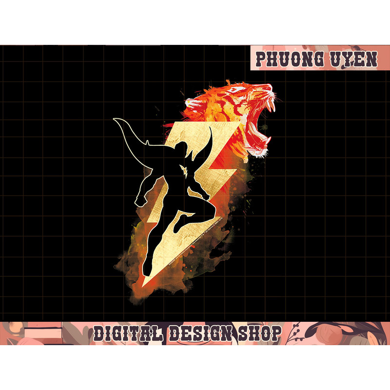 Shazam Movie Tiger Bolt png, sublimate.jpg