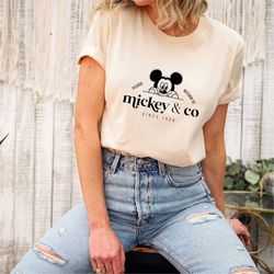 return to mickey & co unisex t-shirt - mickey and co. - main street usa - disney trip shirt - cute disney mickey tee - d