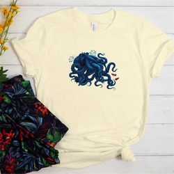 octopus shirt | gift octopus crewneck | men's funny shirt | men's graphic tee | womens sweatshirt | gift for women | oct