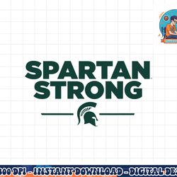michigan state spartans strong officially licensed  png, sublimation copy