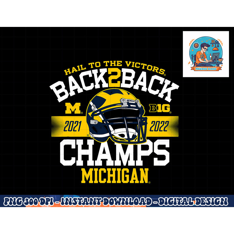 Michigan Wolverines Big Ten Champs 2022 Hail Navy png, sublimation copy.jpg
