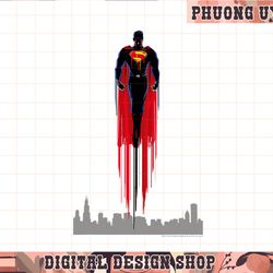 superman man of steel red streak t shirt png, sublimate