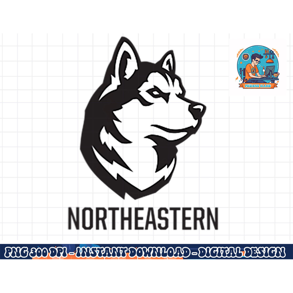 Northeastern Huskies Left Chest Icon Logo png, sublimation copy.jpg