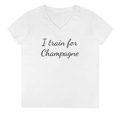 womens v-neck t-shirt active wear gym top