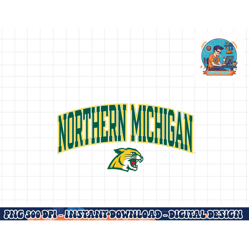 Northern Michigan Wildcats Arch Over png, sublimation copy.jpg