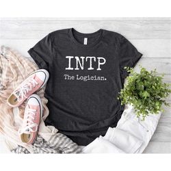 intp short sleeve tee 16 personalities t-shirt mbti logician shirt gift for friend unisex intp personality type