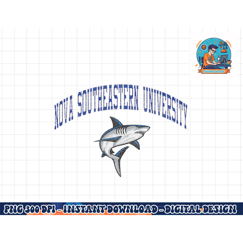 Nova Southeastern Sharks Victory Vintage Officially Licensed png, sublimation copy.jpg