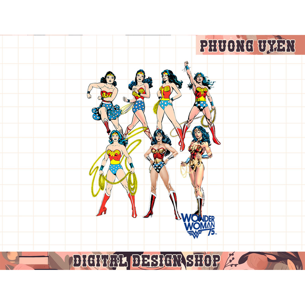 Wonder Woman Decades Later png, sublimate.jpg