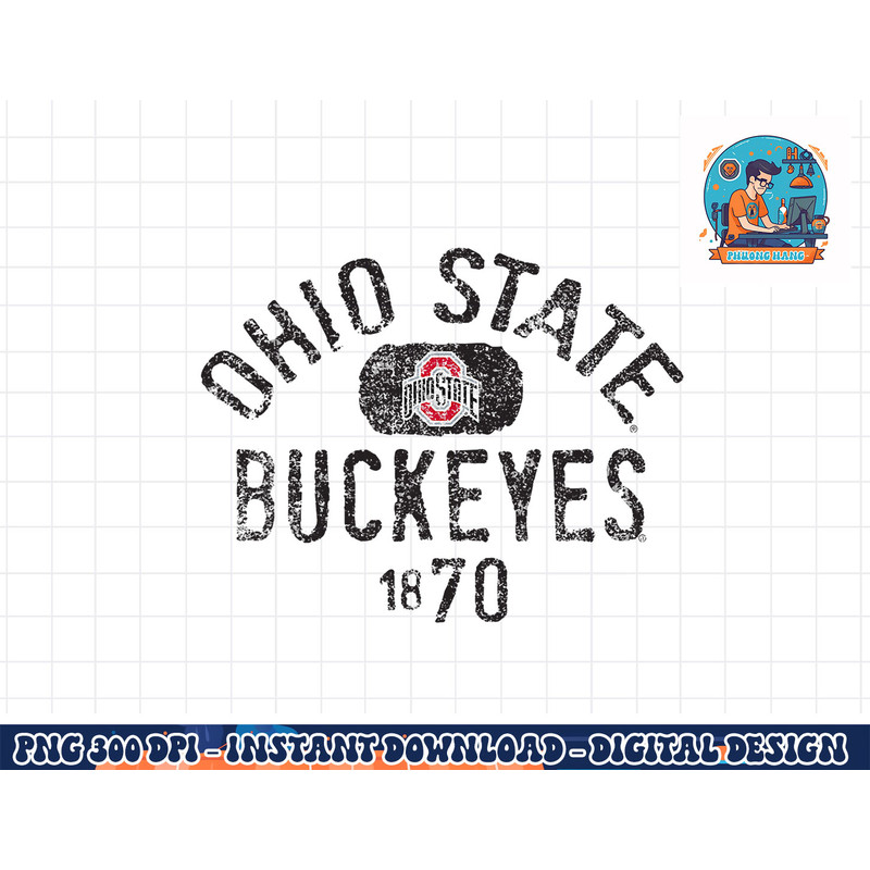 Ohio State Buckeyes Vintage 1870 png, sublimation copy.jpg