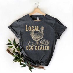 local egg dealer leopard shirt, funny chicken shirt,farm shirt, farmer shirt,support farmers shirt,easter day shirt,girl