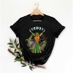 witch moon phase shirt star shirt moon phase witch clothes witchy aesthetic salem witch shirt not every witch lives in s