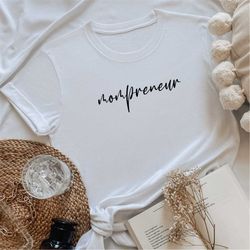 mompreneur|cool mom tee | funny mother mom| unisex pullover crewneck | minimalist | mothers day gift | shirt for mother