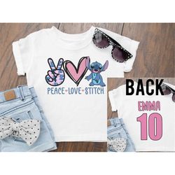 stitch birthday shirt, girls stitch birthday,  lilo and stitch shirt, lilo and stitch party, lilo and stitch birthday sh