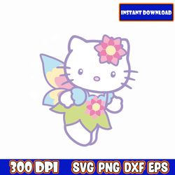 kawaii kitty kittens clipart, cute cats, png stickers, digital download cut file, vector printables, cricut silhouette