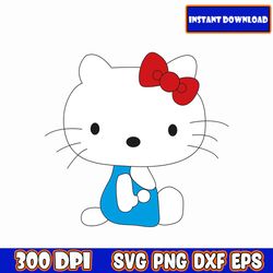 kawaii kitty svg | kawaii kitty svg bundle | cute cat svg | kitty svg | kawaii kitty clipart | png cut file | cricut
