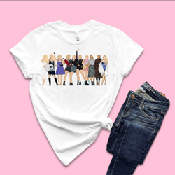 taylor's albums shirt, eras tour tshirt, swift shirt, women rock shirt, taylor's version shirt, taylor concert, swiftie
