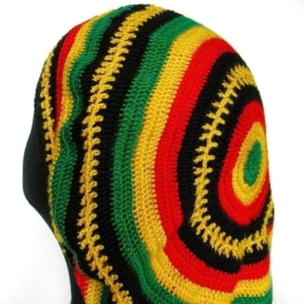Knitted Rasta Cap Crochet Rasta Hat for Dreadlocks. Hand knitting! - Inspire Uplift