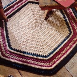 So-Easy Rug Vintage Crochet Pattern 271