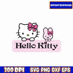 hello-kitty svg eps png, hello-kitty bundle svg, for cricut, silhouette, digital, file cut, flash download