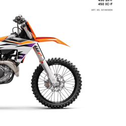 KTM Owners Manual Book Guide 2024 450 SX-F US