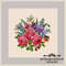 Vintage-cross-stitch-pattern-Flowers-Bouquet-berlin-woolwork