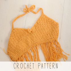 crochet pattern summer crop top x girls beach top crochet pattern x bikini pattern x tank pattern x crochet summer top