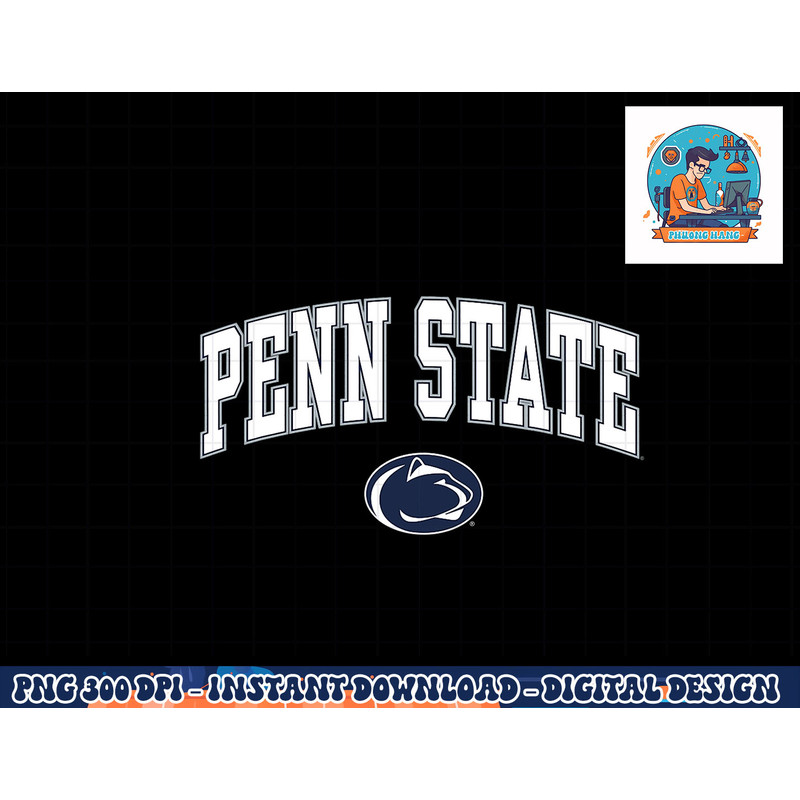 Penn State Nittany Lions Arch Over Navy Officially Licensed  png, sublimation copy.jpg
