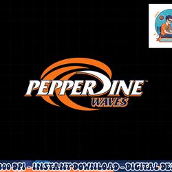 pepperdine waves icon officially licensed  png, sublimation copy