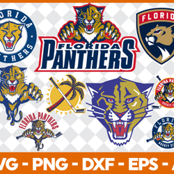florida panthers hockey bundle svg, sport svg, nhl svg, nhl logo svg, hockey team svg digital download