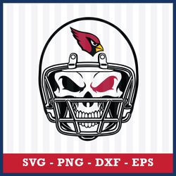 Skull Helmet Arizona Cardinals Logo Svg, Arizona Cardinals Svg, Arizona Cardinals Cricut Svg, NFL Svg Digital File