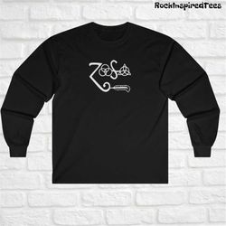led zeppelin zoso shirt | ultra cotton long sleeve tee, printed on gildan | gift for led zeppelin fan |