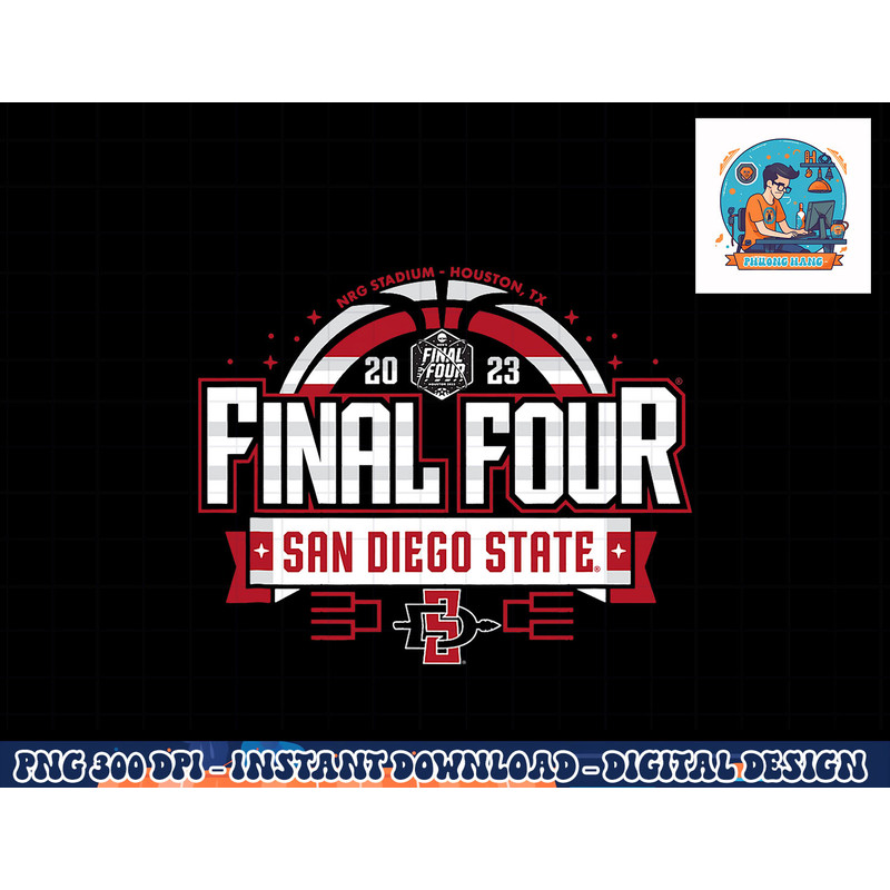 San Diego State Aztecs Final Four 2023 Basketball Bold Black png, sublimation copy.jpg