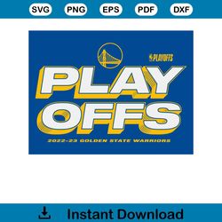 golden state warriors 2022 2023 nba playoffs svg cutting files