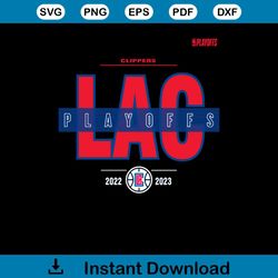 la clippers 2023 nba playoffs svg graphic designs files