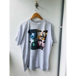 vintage original 90s u2  pop 1997 techno dance music irish band bono by island record promo album t-shirt