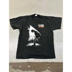 vintage 1988 u2 rattle and hum tour band t shirt usa