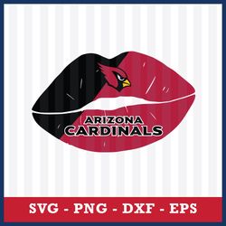 Lip Arizona Cardinals Svg, Arizona Cardinals Svg, Arizona Cardinals Cricut Svg, NFL Svg, Png Dxf Eps File