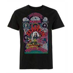 led zeppelin electric magic poster wembley official tee t-shirt mens unisex