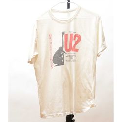 rare 1985 u2 concert milton keynes concert t-shirt uk. vintage single stitch. the longest day. 80s tee. small