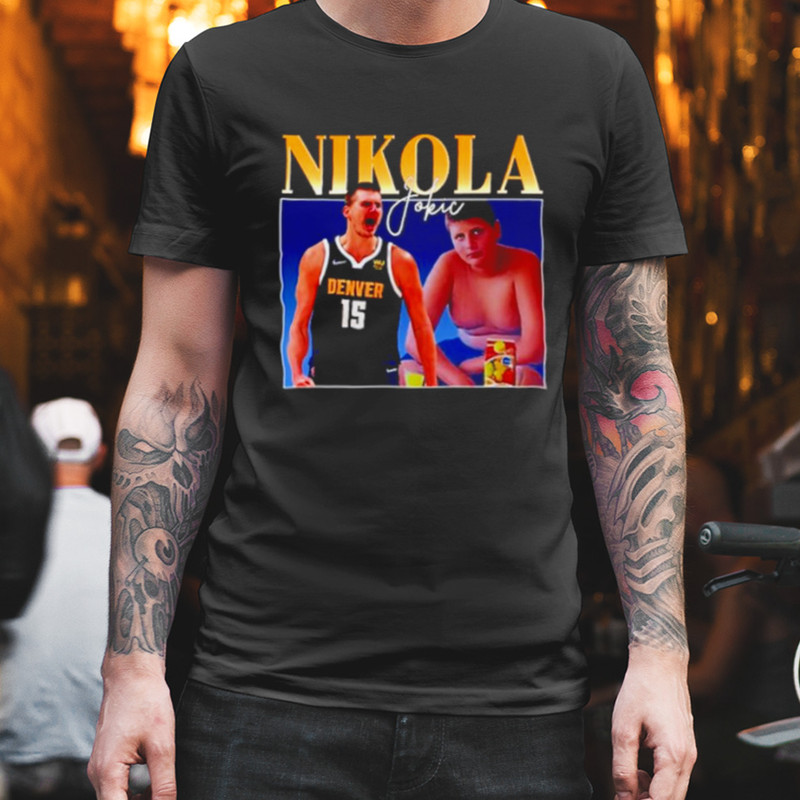 Jokic Nikola T-shirt, Jokic Nikola Basketball Player Bootleg Vintage Slam Dunk Shirt, NBA Shirt, Sport NBA MVP shirt