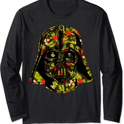 star wars darth vader hawaiian print helmet c-1 long sleeve