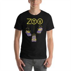 u2 zoo tv trabant dark short-sleeve unisex t-shirt