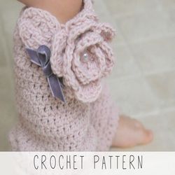 crochet pattern romantic leg warmers x kids slouch leg warmers crochet pattern x baby leggings x beginner leg warmers